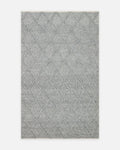 Woolstar Tapis tissé main en laine 100 % naturelle avec motif kazak pour salon, séjour, couloir, entrée DIAMONDGREY